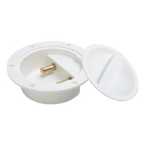 White / Black Electric Agitation Fishing Waterproof Boat Junction Box Power Supply Base Of Electric Reel For Sea Fishing