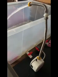 MOKETA Pompa Booster Pendorong 120W Air Booster Pump Otomatis Mesin Pendorong Air Shower Water Heater Booster