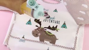 Slabber Bayi Motif Karakter Bib Celemek Anak Anti Basah Sleber Baju Bayi Anak