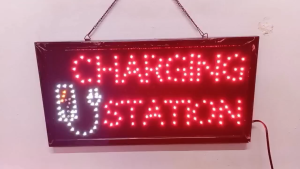 CHARGING STATION LED DISPLAY BOARD SIGNAGE LED LIGHT ENERGY SAVING LED SIGNAGE LIGHT FOR SHOPS ETC.