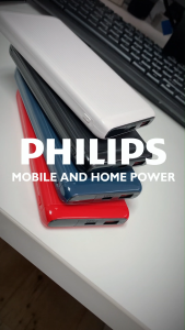 Philips 10000mAh 22.5 Watts USB-C Slim and Powerful Fast Charging Powerbank USB-C USB-A Outputs Quick Charge Mobile Powerbanks Power Banks