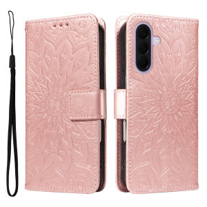 szhaiyu | Leather Wallet Flip Case for Samsung Galaxy A17 A27 A37 A57 A56 A36 A26 A16 A55 A35 A25 A15 A54 Mandala Embossed Design
