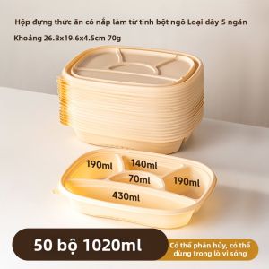 Onlycook | Hộp Cơm Phân Cách An Toàn Khi Sử Dụng Lò Vi Sóng Chất Lượng Thực Phẩm