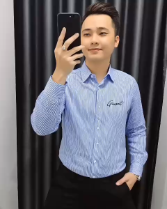 Áo sơ mi kẻ oxford chất vải kẻ trẻ thời trang form đẹp - SMP16