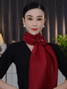 Khăn Choàng Quanh Cổ Hoa Hồng Thời Trang Cho Nữ Khăn Choàng Dài Đa Năng Chống Gió Giữ Ấm Cổ Mùa Thu 2025 Phong Cách Mới