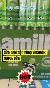 (HSD T5-2026) Thùng 24/ 48 Hộp Sữa tươi tiệt trùng Vinamilk 100% Dừa 180ml.
