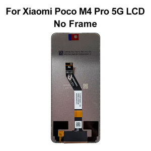 6.67" OLED For Xiaomi Poco M4 Pro 4G 5G Display Touch Screen Digitizer For 2201117PG TFT LCD MZB0BGVIN Display Replacement Parts