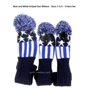 Dominant | Knitted Wooden Golf Club Head Cover for 1/3/5 Number