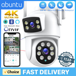 8MP 4K Dual Lens Wifi PTZ Camera Security Protection CCTV IP Camera Audio Night Vision 24 hours Video Surveillance Camera ICSEE