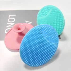 2 Miếng rửa mặt silicone mềm mại hỗ trợ massage làm sạch sâu kháng khuẩn