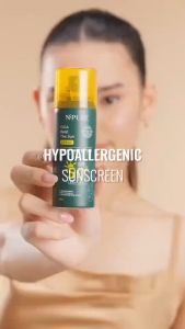 【NEW LAUNCH】NPURE CICA BEAT THE SUN SPRAY HEALTHY GLOW & SPF PROTECTION SPF 50+ dan PA++++ / Sunscreen Spray