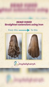 LAVINYA - 20" (Medium Brown with Highlights) Open Top Hair Extensions