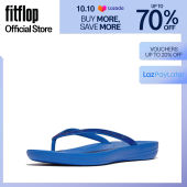 FITFLOP WOMEN iQUSHION SPARKLE FLIP-FLOPS - FRENCH BLUE (R08-368)