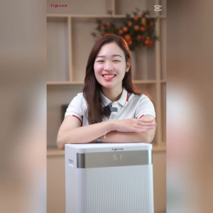 Máy hút ẩm dân dụng Fujihome DH16NW 16L/ngày lọc ion hiển thị độ ẩm kết nối Wifi điều khiển app - BẢO HÀNH 24 THÁNG