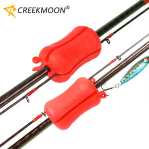 2PCS Reusable Rubber Fixed Ball Belt Outdoor Fastener Fishing Rod Tie Beam Rod Prevent Rods Collision Fishing Tackles Accessory