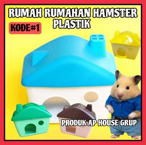 RUMAH RUMAHAN HAMSTER PLASTIK JUMBO《KODE1》
