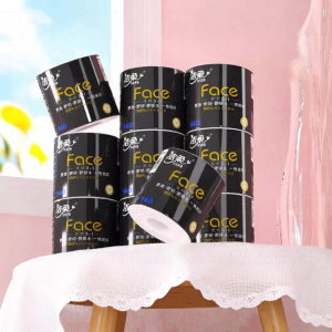 C&S | Thick 4-layer Black Face Toilet Paper 140g/roll