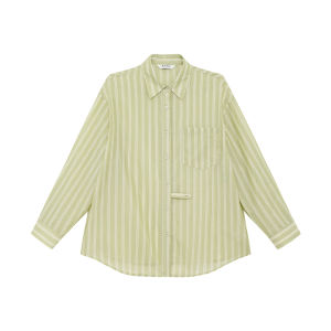 Unique Colorful Striped Casual Loose Long-sleeve Shirt
