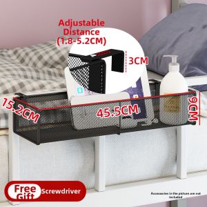 QIMAHUANGZI | Hanging Bedside Storage Shelf No-drill