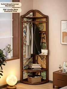 ARTPIONEER | Retro Corner Coat Rack Wood