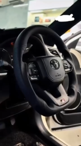 LC300 GR Steering Toyoto Full Leather Steering Wheel Full Set Airbag Vios Vellfire Alphard