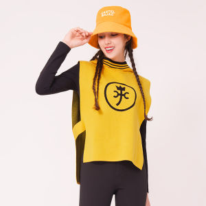 CASTELBAJAC GOLF | Autumn Artistic Fashion Knitted Hooded Vest