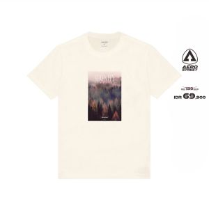 Aerostreet T Shirt Serenity Cream Kaos T Shirt ABCAA