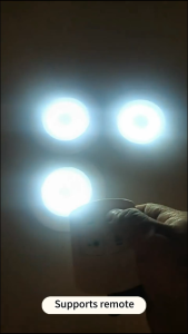 Super Bright COB LED Night Light - Adjustable Wireless Remote Control Energy-Saving Stick-On Design. Suitable for Kitchen Cabinets Bathrooms Dormitories All-Season Use night led light bedroom lamp led light rechargeable room light night