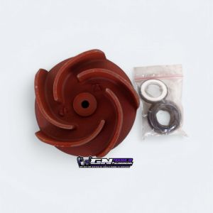 Kipas Impeller alkon disel SNB 50 5 daun bahan besi cor untuk pompa air irigasi sawah