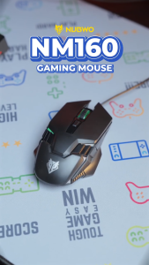 Nubwo NM160 Ergonomic Design Gaming Mouse เม้าส์มีสาย เม้าส์ทำงาน เมาส์เกมมิ่ง