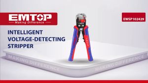 EMTOP คีมอเนกประสงค์ คีมปอกสาย EWSP102429 ขนาด 210mm 8.1/4" ย้ำหางปลาที่มีฉนวนได้ ช่วงการปอกสาย 10WG~24AWG (0.2~ =6^2)