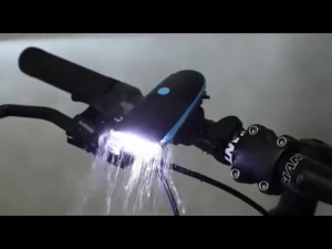 RakanKu Waterproof LED Light with Horn Rechargeable USB Bikes Cycling Bicycle Headlight Waterproof 3 Modes Flashlight lampu basikal