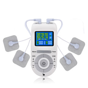 4 โหมด Tens Pulse เครื่องกระตุ้นกล้ามเนื้อ EMS การฝังเข็มกายภาพบําบัด Body Massager Digital Therapy Nerve Electrostimulator