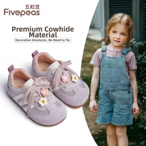 FIVEPEAS | Breathable Soft Bottomed Girls Casual Shoes