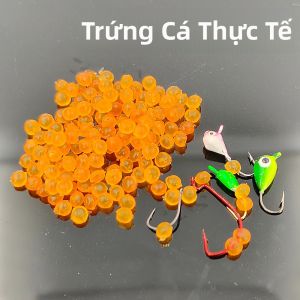 150 Viên Trứng Cá Hồi Giả Mềm Sống Động Như Thật Dùng Làm Mồi Câu Cá Trên Băng & Câu Ruồi Trứng Cá Hồi Sống Động Như Thật Dành Cho Cá Hồi Cá Thép Trong Nước Ngọt
