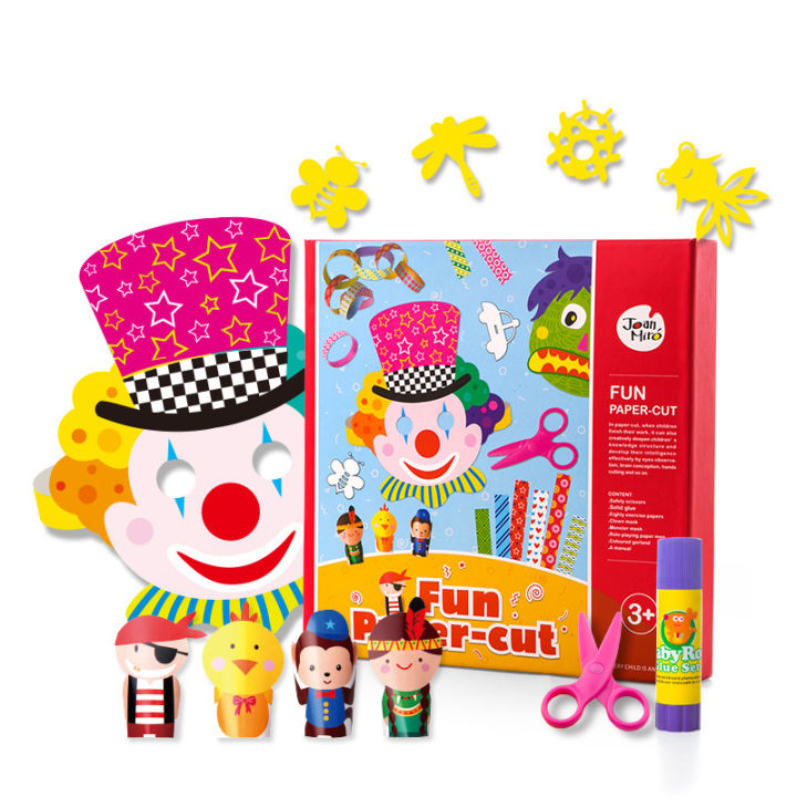 【S.mart】Joan Miro fun paper cut complete set kids art craft toy paper