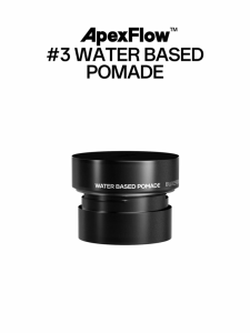 ApexFlow #3 Water Based Pomade – Refillable Hair Styling Oil with Strong Hold Easy Wash