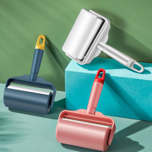 ลูกกลิ้งกำจัดขน ลูกกลิ้งเก็บขน 16cm ม้วนกาว เก็บฝุ่นและเก็บฝุ่น ลูกกลิ้งทำความสะอาด