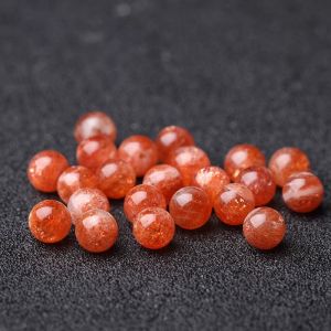 Natural Crystal Sun Scatter Beads DIY Bracelet Orange Yellow Womens Style Fashion Jewelry Fresh out Freshly Made Hand Chain
