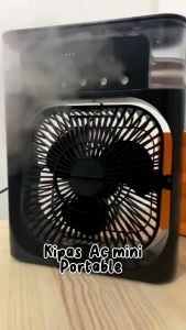 Kipas Angin Pendingin Udara Portabel 600ml Mini AC Kipas Kabut Portable