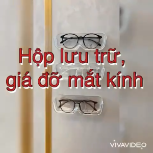 1 CÁI. GIÁ ĐỠ. GIÁ TREO. HỘP LƯU TRỮ ĐỂ MẮT KÍNH KHÔNG CẦN KHOAN TƯỜNG TIỆN ÍCH - TN1220