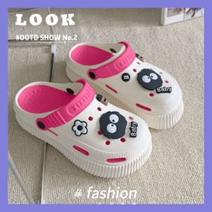 QXshop งานน่ารักเข้าใหม่พร้อมส่ง รองเท้าแตะรัดส้นหัวโต งานแฟชั่น ทรงสวย น้ำหนักเบา ใส่สบาย รุ่นนี้มาพร้อมความสูง 1 นิ้ว สีสวยแมทช์ง่าย สวมใส่ได้ทุกโอกาส ห้ามพลาดกดสั่งได้เลย