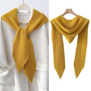 Soft Knitted Scarf Warm Accessory