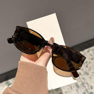 JN IMPRESSION Fashion Futuristic Technology Oval Frame Sunglasses New Mercury Lens Sun Protection Sunglasses