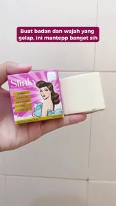 SLINKY Sabun Pencerah & Sabun Mandi Pemutih Badan Ori Sabun Whitening Soap Sabun Susu Collagen Sabun Kulit Sabun Muka Sabun Tangan Sabun Serbaguna - Niacinamide Alpha Arbutin Glutathione Salmon DNA Goat Milk Olive Oil 55gram