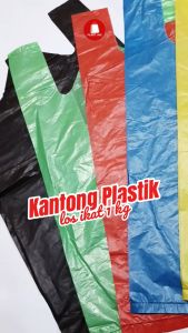KANTONG PLASTIK KILOAN/ KANTONG KRESEK LOS HITAM & WARNA/ KANTONG KRESEK DAUR ULANG (RECYCLE ) BERBAGAI UKURAN (UK 15/24/28/35)