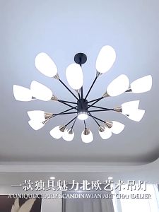 Nordic Chandelier Ceiling Light For Bedroom Pendant Lamp Living Room Drop Lamps Cieling Lights Hanging Light Center Lamp