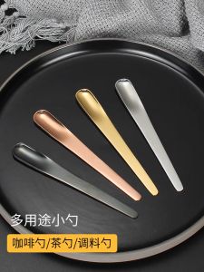 Teaspoon Mini Tea Spoon Serving Spoon Ice Cream Spoon Stainless Steel Spoon Coffee Spoon Medicated Spoon