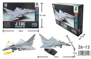 DIY Assembly Military Jet Model Mini Aircraft Statue Office Table Decoration Souvenir Display Ornament