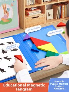 JIEXI | Magnetic Educational Tangram Puzzle for Kids